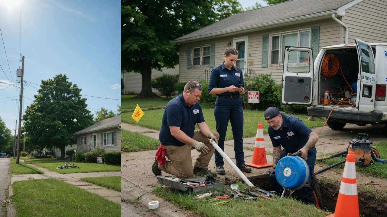 Sewer Line Repair in Louisville, IL near me